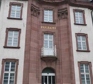 Das Alte Postamt in Rastatt am Postvorplatz