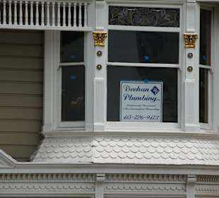 Eines der Häuser mal ganz nah