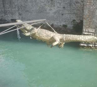 Turistenmotiv an Burg