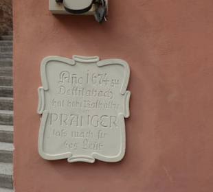Der ehemalige Pranger von Dettelbach