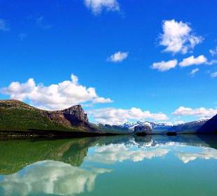 Auf dem See Laitaure