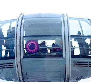 Eine Gondel vom London Eye