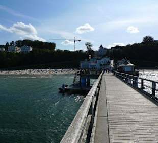 Blick zur Steilküste