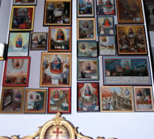 Sammlung von alten Votivtafeln aus dem 18. /19. Jh