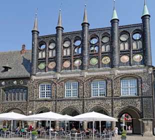 Das Arkadencafé auf dem Marktplatz