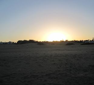 Strand von Playa del Ingles - Abendstimmung