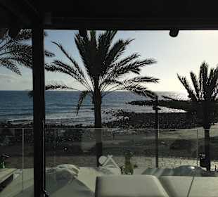 Ausblick aufs Meer vom Papagayo Beach Club
