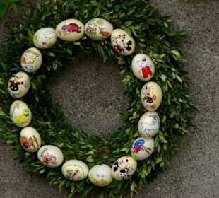 Osterbrunnen in Großgeschaidt