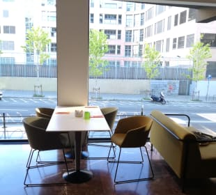 Ausblick Frühstücks Raum  Mercure Barcelona Condor