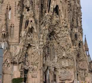 Außenwand der Sagrada Familia