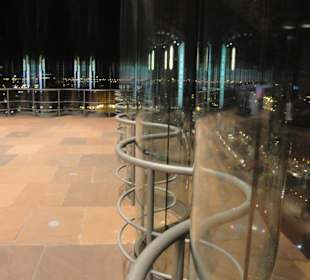 Glaskonstruktion von innen