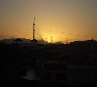 Sonnenuntergang in der Wüste