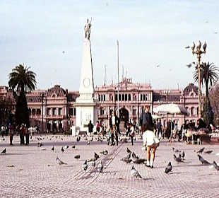 Der Plaza de Mayo mit dem Regierungsgebäude