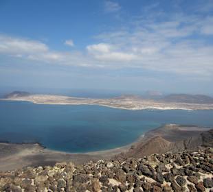 Impression von La Graciosa vom Mirador del Rio aus