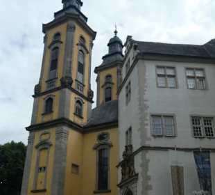 Blick zur Schlosskirche, Deutschordensschloss