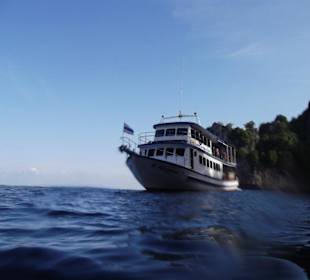 Tauchboat bei Koh Bida Noi