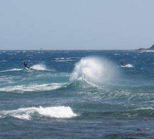 Surfen und Windsurfen