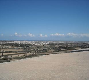 Ausblick von der Mdina-Stadtmauer