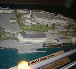 Alcatraz (Modell der Insel)