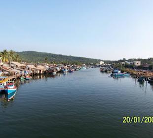 Blick auf den Duong Dong River