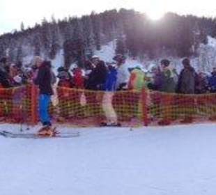 Skilift an Weihnachten