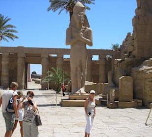 Innenhof Karnak Tempel