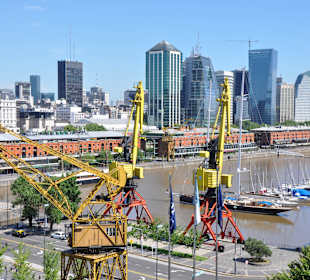 Kräne von Puerto Madero