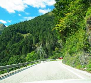 Die Abfahrt vom Plöckenpass