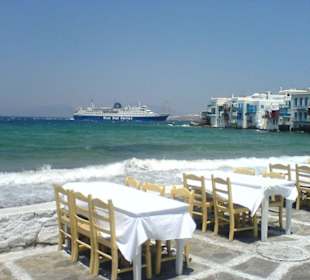 Schöner Ausblick beim Essen