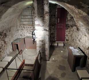 Im Kellergewölbe des Merkantilmuseums