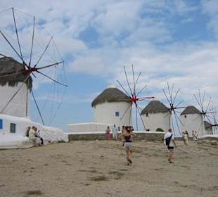Windmühlen Mykonos Stadt