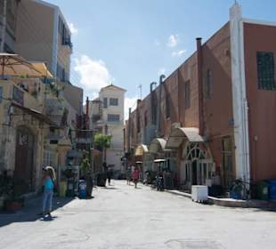 Alte Häuser am Hafen