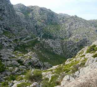Serpentinenstraße nach Sa Calobra