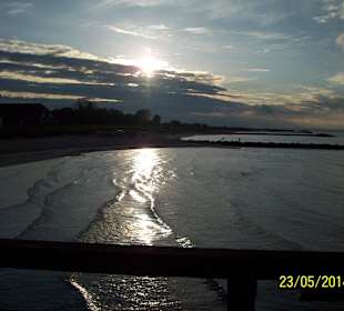 Sonnenuntergang am Schönbergerstrand