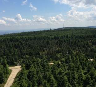 Blick von der Tafelfichte zum Heufuder 