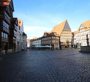 Der Marktplatz von Hildesheim