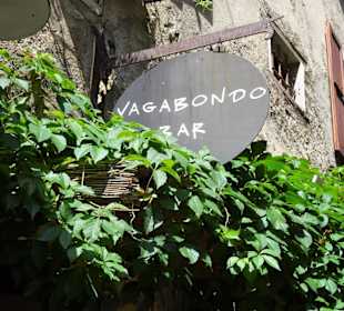 Das Schild der Vagabondo Bar