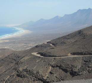 Die Piste in Richtung Cofete