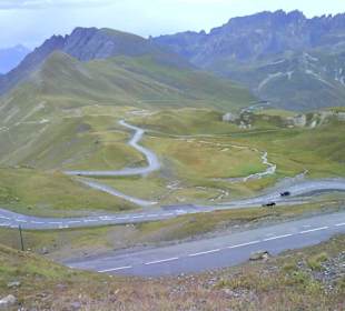 Auffahrt zum Col de Galibier