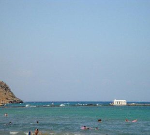 Kapelle im Meer in Georgioupolis