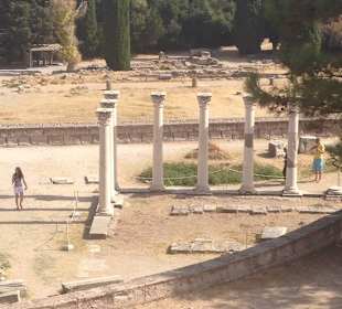 Da das Asklepieion die größte Sehenswürdigkeit auf