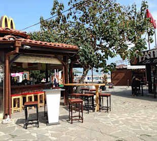 Restaurants am Strand