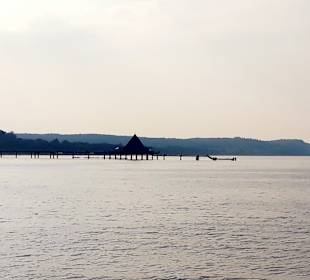 Seebrücke Heringsdorf vom Wasser aus