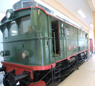 Eine alte Lok der Flam Bahn