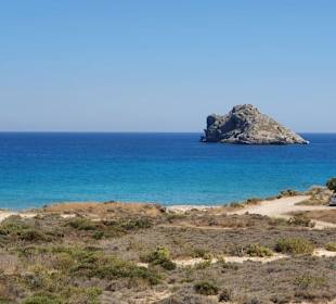 Aussicht auf den Strand