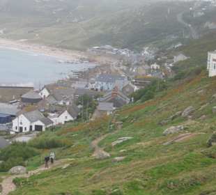 Blick auf Sennen Cove