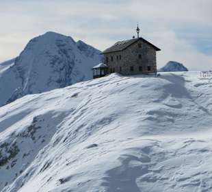 Impressionen aus dem Skigebiet bei Arabba
