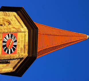 Spitze mit zweiter Uhr