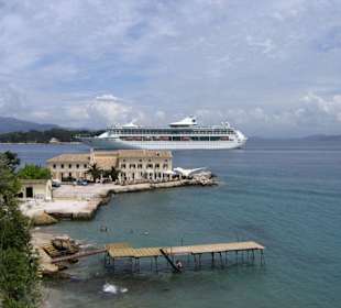 Kerkyra, Hafeneinfahrt