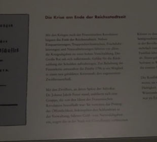 1. Obergeschoß - Zünfte - Reichtadt 16 - 18. Jh.